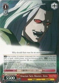 Image of Oracion Seis Master, Zero (FT/EN-S02-059 U) [Fairy Tail ver.E]