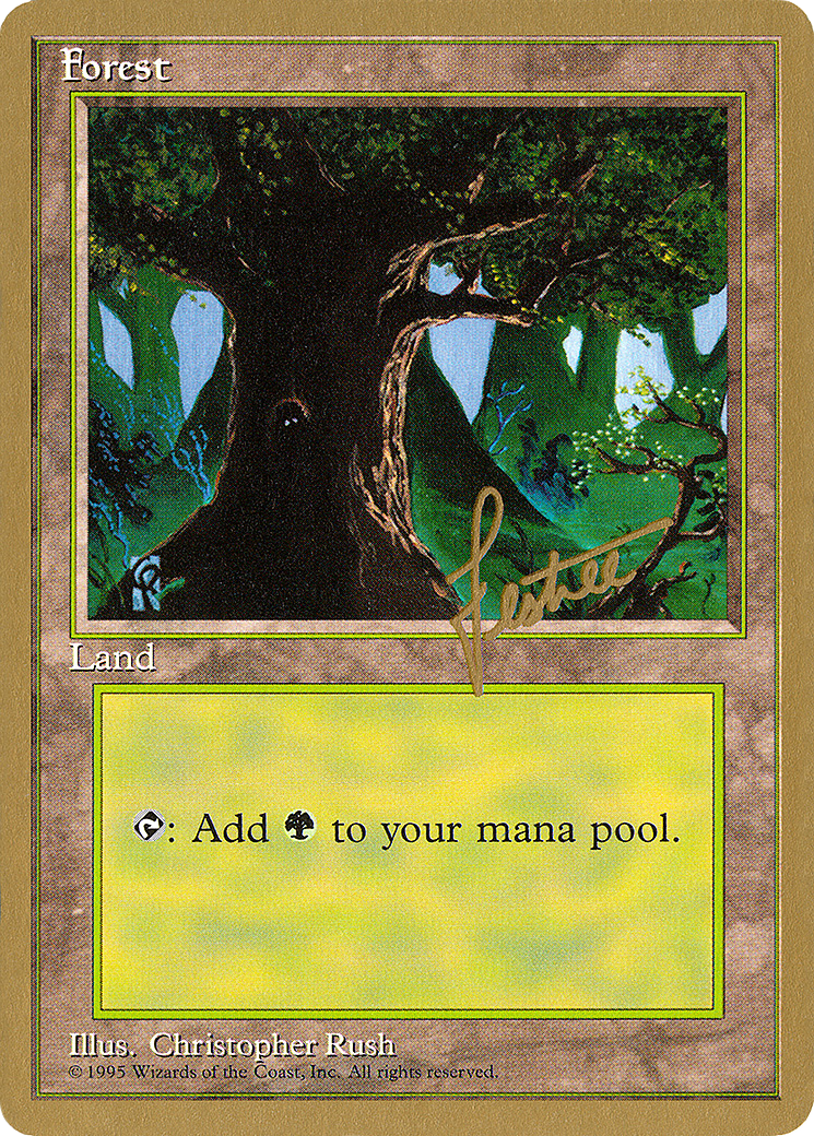 Image of Forest (bl376) (Bertrand Lestree) [Pro Tour Collector Set]