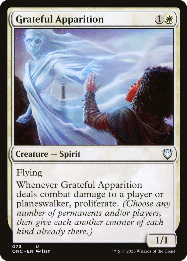 Image of Grateful Apparition [Phyrexia: All Will Be One Commander]