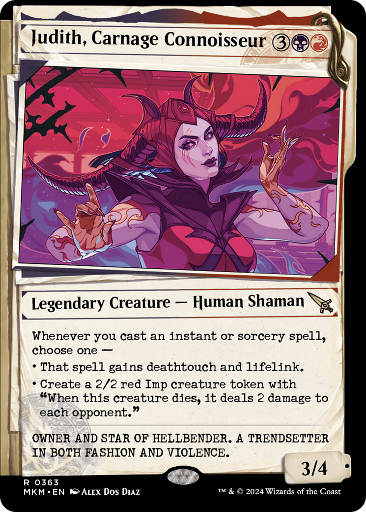Image of Judith, Carnage Connoisseur (Showcase) [Murders at Karlov Manor]