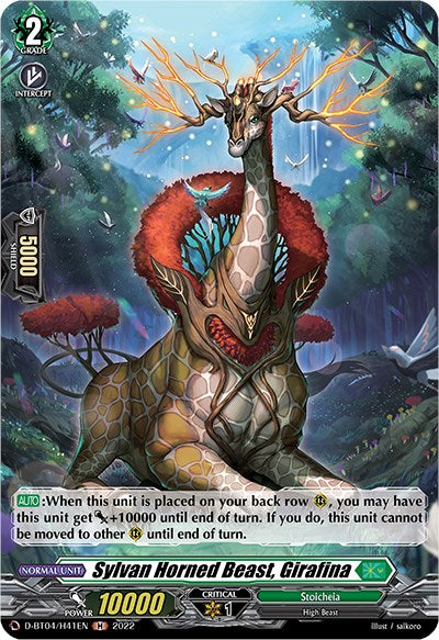 Image of Sylvan Horned Beast, Girafina (D-BT04/H41EN) [Awakening of Chakrabarthi]