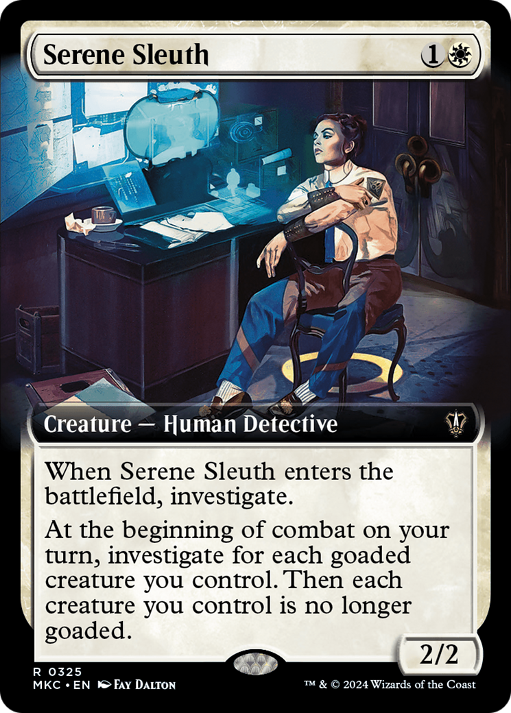 Image of Serene Sleuth (Extended Art) [Murders at Karlov Manor Commander]