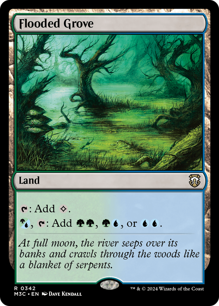 Image of Flooded Grove [Modern Horizons 3 Commander]