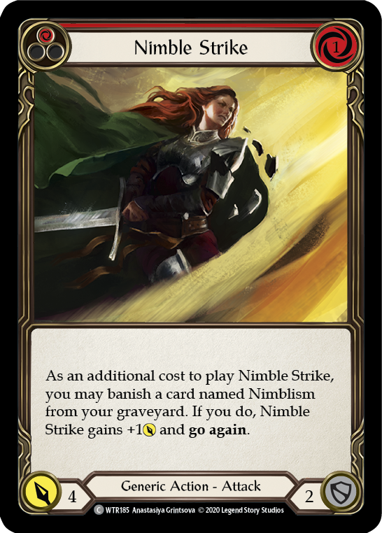 Image of Nimble Strike (Red) [U-WTR185] (Welcome to Rathe Unlimited)  Unlimited Normal
