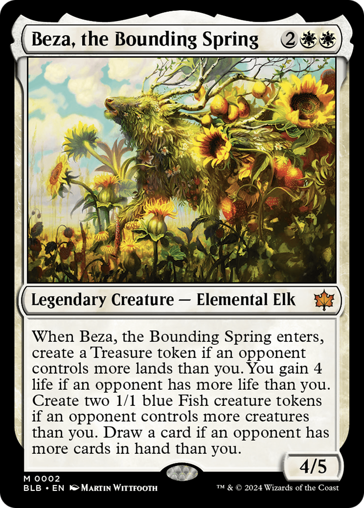 Image of Beza, the Bounding Spring [Bloomburrow]