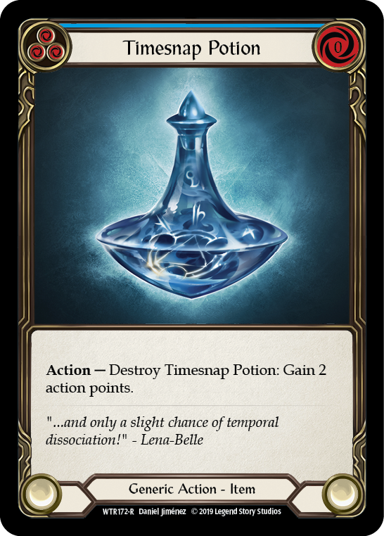 Image of Timesnap Potion [WTR172-R] (Welcome to Rathe)  Alpha Print Rainbow Foil
