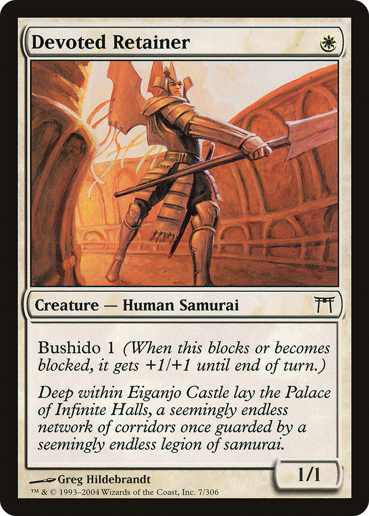 Image of Devoted Retainer [Champions of Kamigawa]