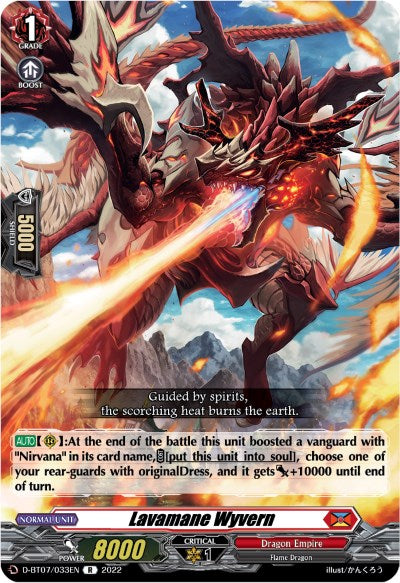 Image of Lavamane Wyvern (D-BT07/033EN) [Raging Flames Against Emerald Storm]