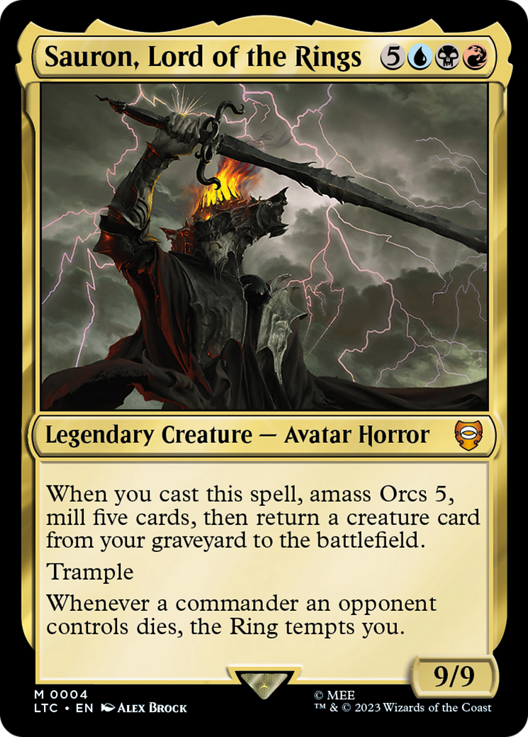 Image of Sauron, Lord of the Rings [The Lord of the Rings: Tales of Middle-Earth Commander]