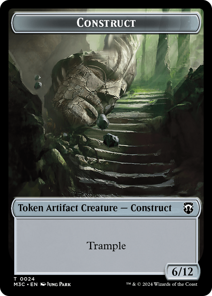 Image of Construct // Myr Double-Sided Token [Modern Horizons 3 Commander Tokens]