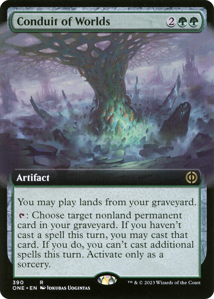 Image of Conduit of Worlds (Extended Art) [Phyrexia: All Will Be One]