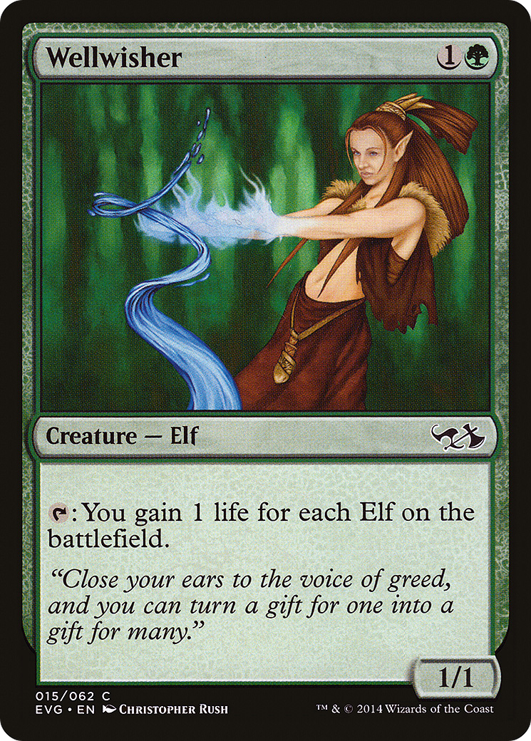 Image of Wellwisher (DD3-) - Duel Decks Anthology: Elves vs. Goblins Foil