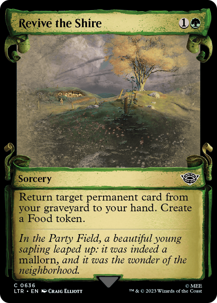 Image of Revive the Shire [The Lord of the Rings: Tales of Middle-Earth Showcase Scrolls]