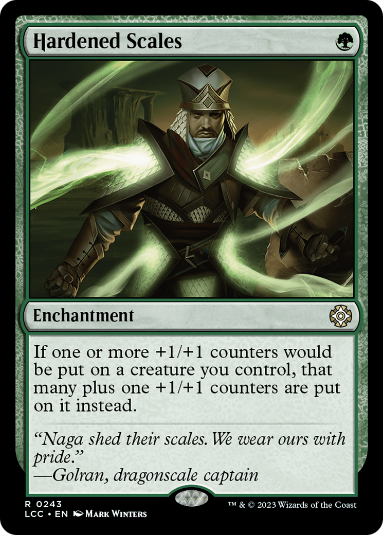Image of Hardened Scales [The Lost Caverns of Ixalan Commander]