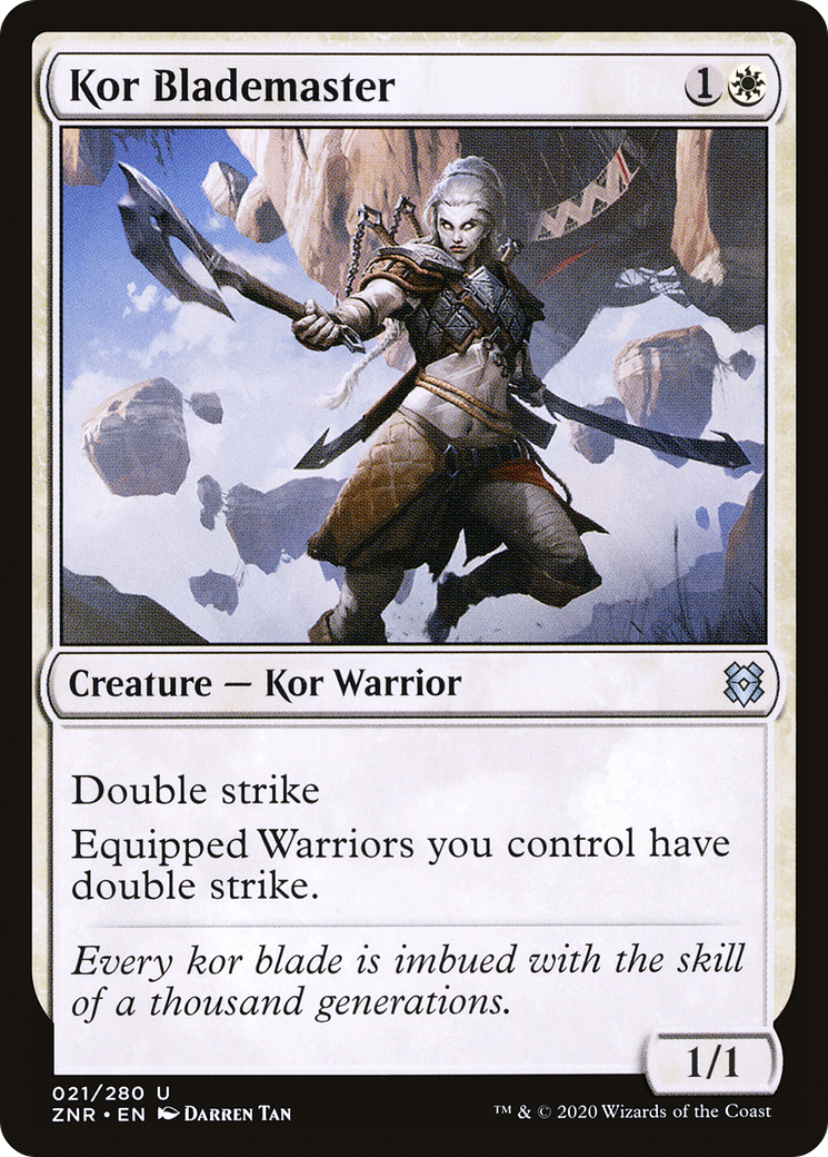 Image of Kor Blademaster [Zendikar Rising]