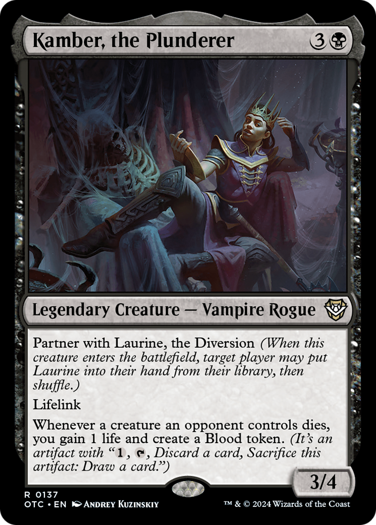 Image of Kamber, the Plunderer [Outlaws of Thunder Junction Commander]