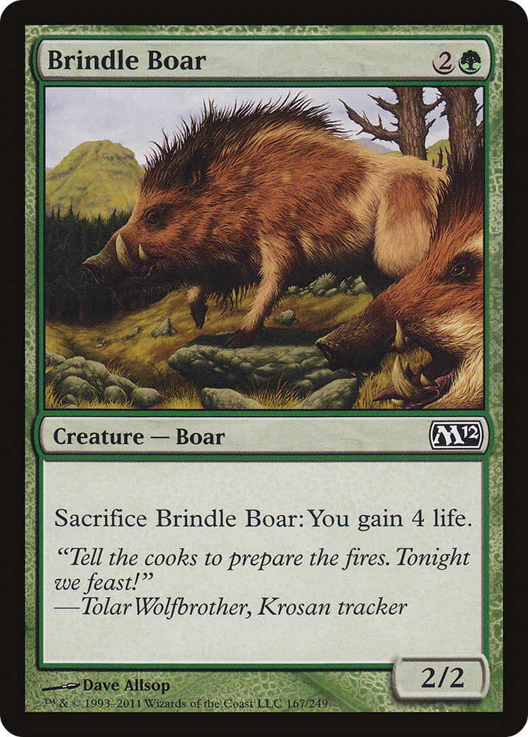 Image of Brindle Boar [Magic 2012]