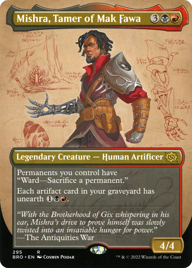 Image of Mishra, Tamer of Mak Fawa (Borderless Alternate Art) [The Brothers' War]