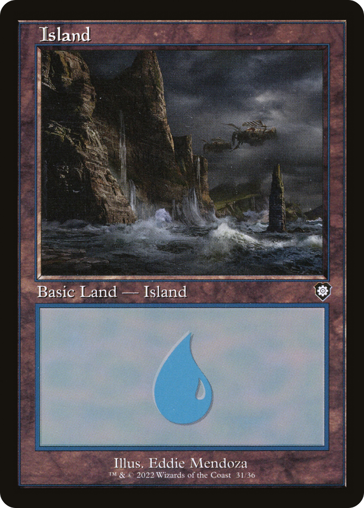 Image of Island (031) (Retro) [The Brothers' War Commander]