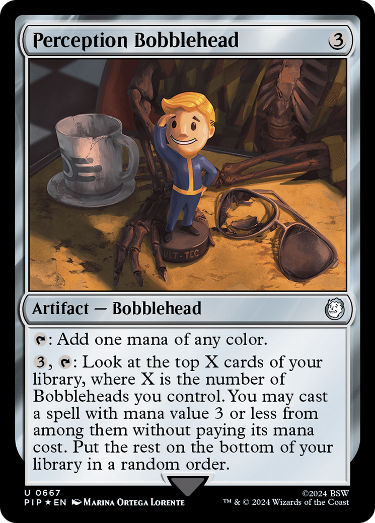 Image of Perception Bobblehead (Surge Foil) [Fallout]