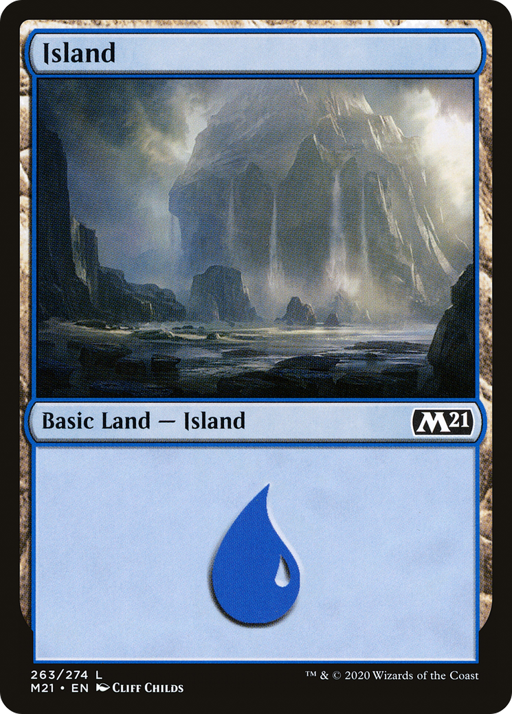 Image of Island (263) [Core Set 2021]