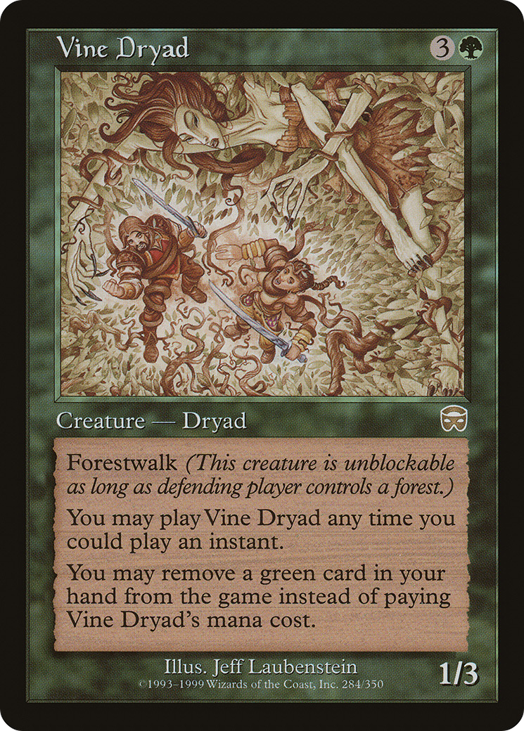 Image of Vine Dryad [Mercadian Masques]