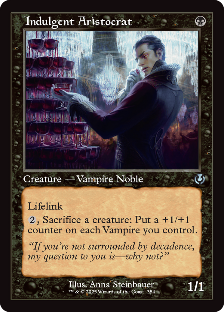 Image of Indulgent Aristocrat (Retro Frame) [Innistrad Remastered]