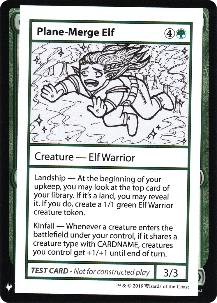 Image of Plane-Merge Elf [Mystery Booster Playtest Cards]