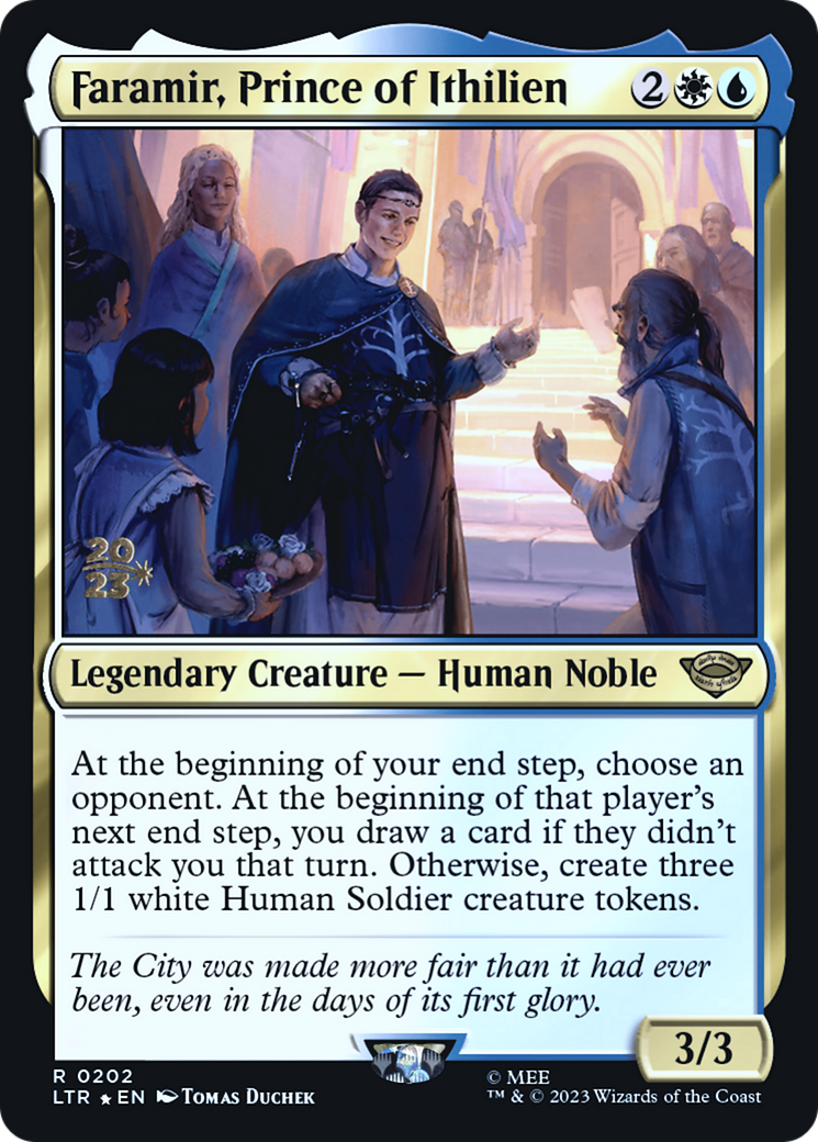 Image of Faramir, Prince of Ithilien [The Lord of the Rings: Tales of Middle-Earth Prerelease Promos]