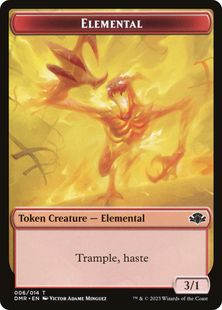 Image of Elemental Token [Dominaria Remastered Tokens]