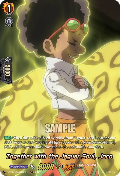 Image of Together with the Jaguar Soul, Joco (D-TB03/SKR100EN) [Shaman King]
