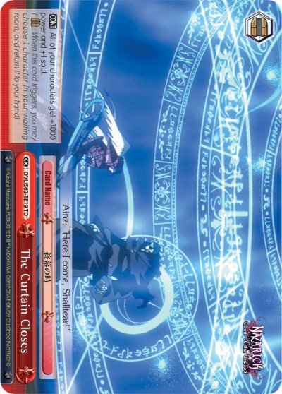 Image of The Curtain Closes (OVL/S62-TE19 TD) [Nazarick: Tomb of the Undead]