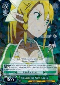 Image of Unyielding Girl, Leafa (SAO/S26-E023 R) [Sword Art Online Vol.2]