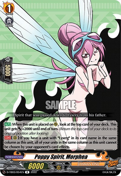 Image of Poppy spirit, Morphea (D-TB03/054EN) [Shaman King]