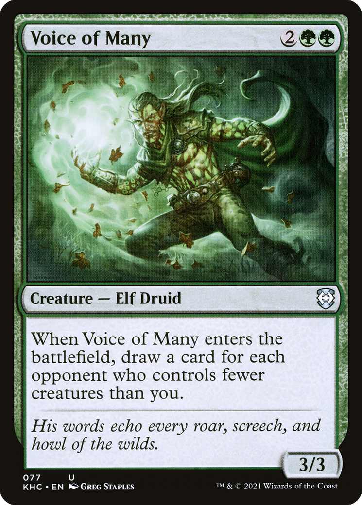 Image of Voice of Many [Kaldheim Commander]