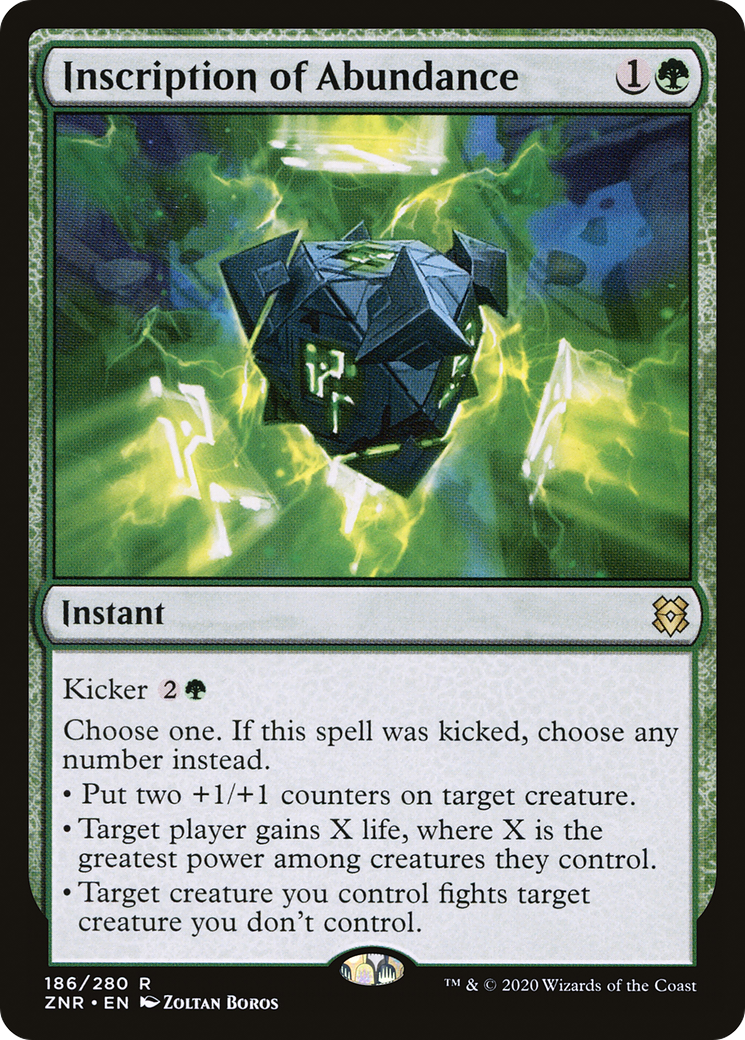 Image of Inscription of Abundance [Zendikar Rising]