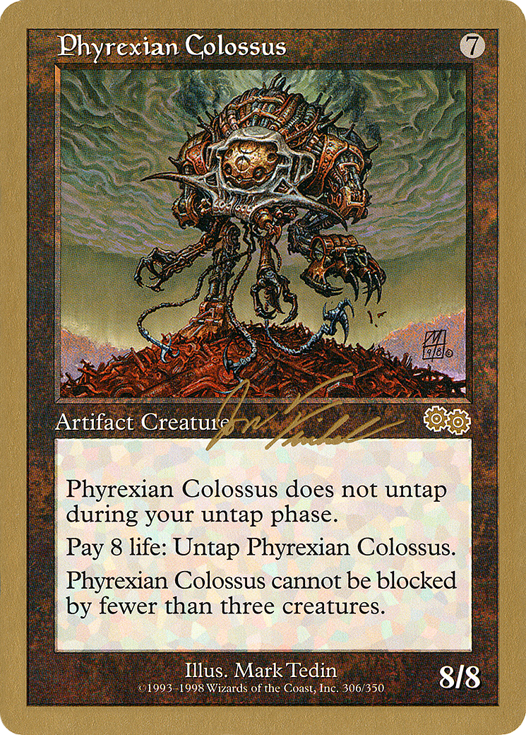 Image of Phyrexian Colossus (Jon Finkel) [World Championship Decks 2000]