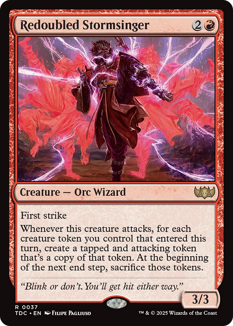 Image of Redoubled Stormsinger [Tarkir: Dragonstorm Commander]