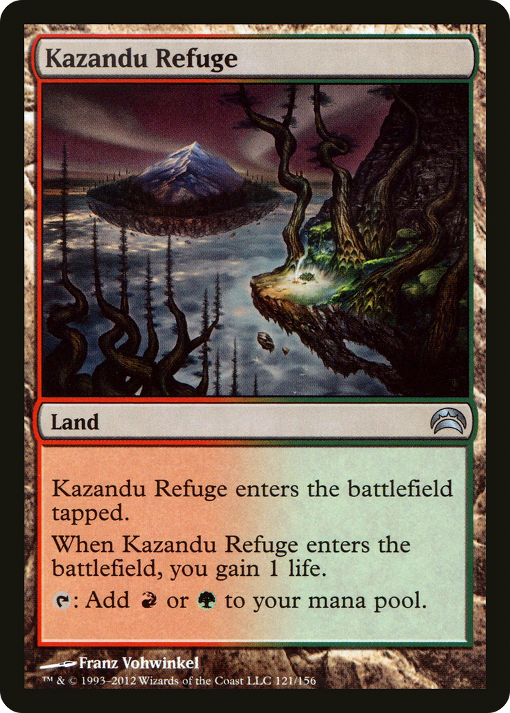 Image of Kazandu Refuge (PC2-121) - Planechase 2012 Foil