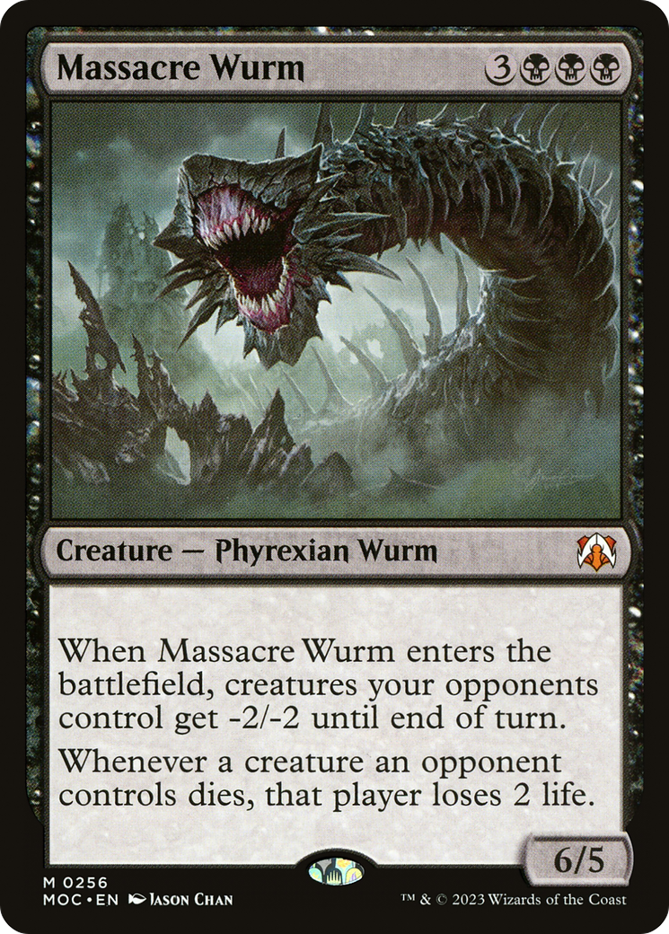 Image of Massacre Wurm [March of the Machine Commander]