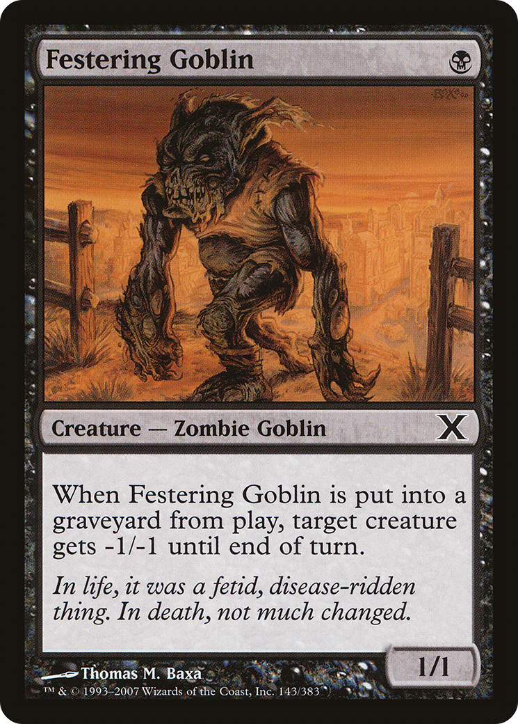 Image of Festering Goblin [Tenth Edition]