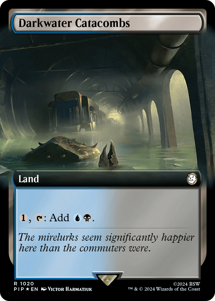 Image of Darkwater Catacombs (Extended Art) (Surge Foil) [Fallout]