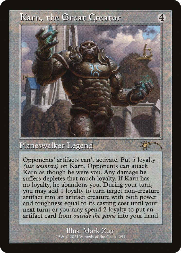 Image of Karn, the Great Creator (Retro) [Secret Lair Drop Series]