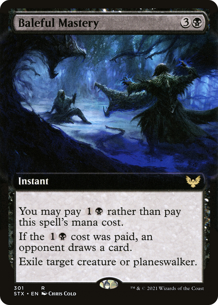 Image of Baleful Mastery (Extended Art) [Strixhaven: School of Mages]