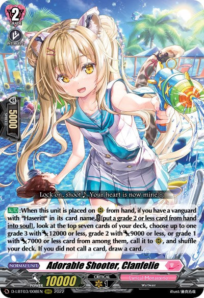 Image of Adorable Shooter, Clanfelie (D-LBT03/008EN) [Lyrical Monasterio: Summertime Memories!]