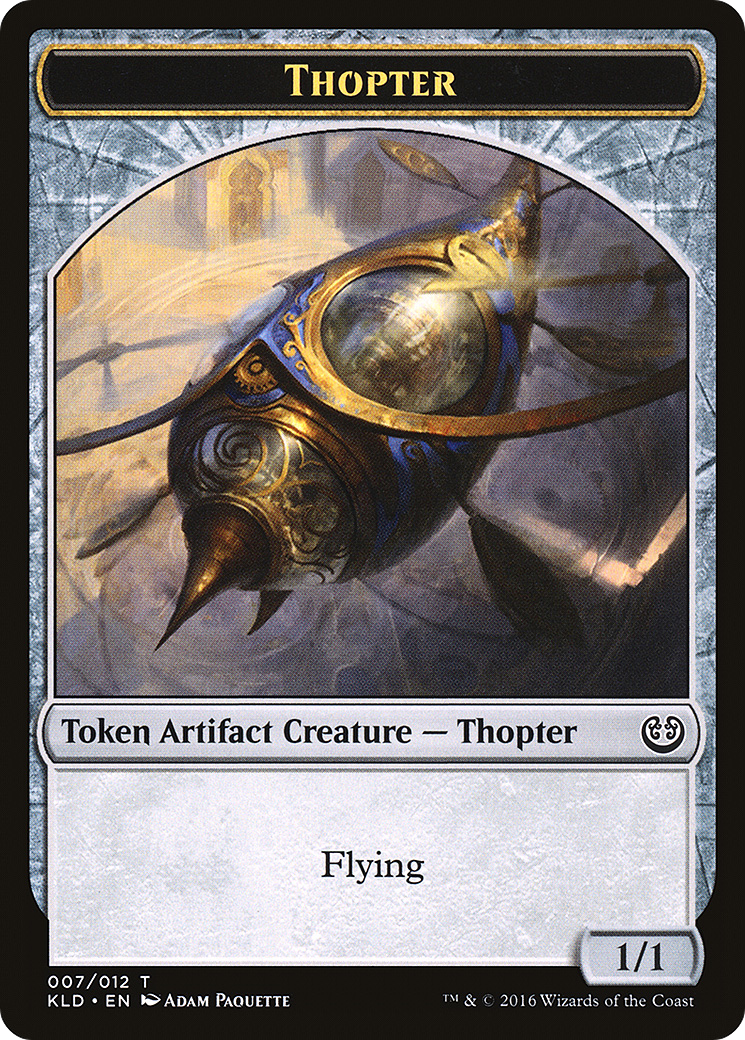 Image of Thopter Token (007/012) [Kaladesh Tokens]