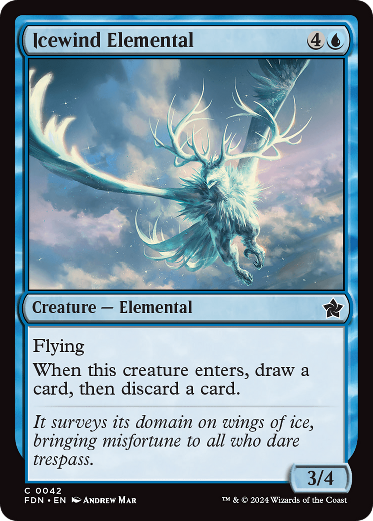 Image of Icewind Elemental [Foundations]