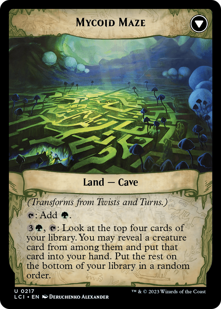 Image of Twists and Turns // Mycoid Maze [The Lost Caverns of Ixalan]