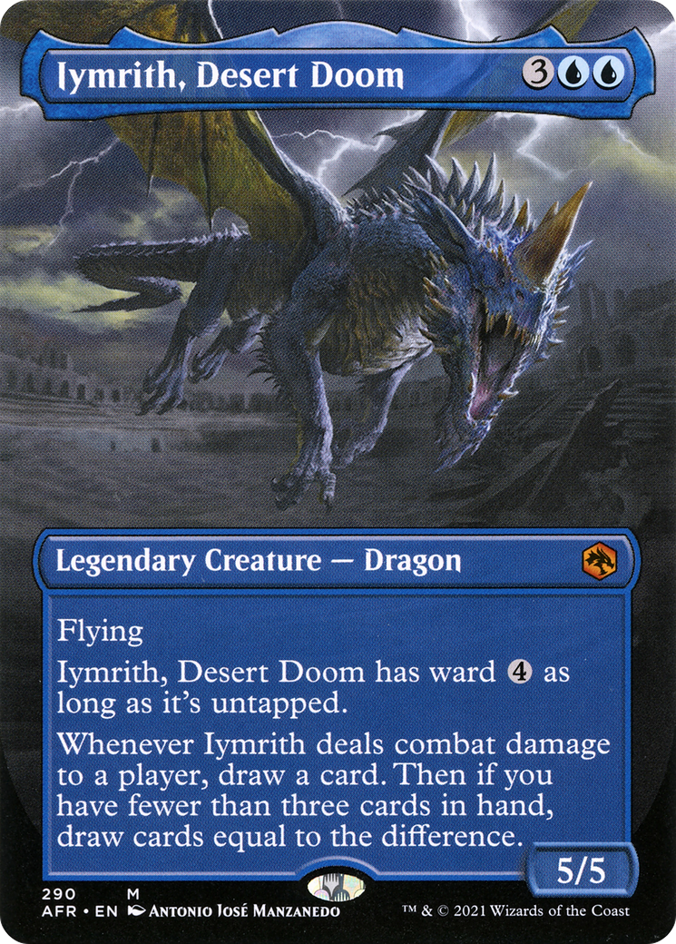 Image of Iymrith, Desert Doom (Borderless Alternate Art) [Dungeons & Dragons: Adventures in the Forgotten Realms]