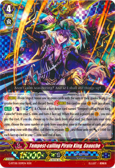 Image of Tempest-calling Pirate King, Goauche (G-BT08/009EN) [Absolute Judgment]